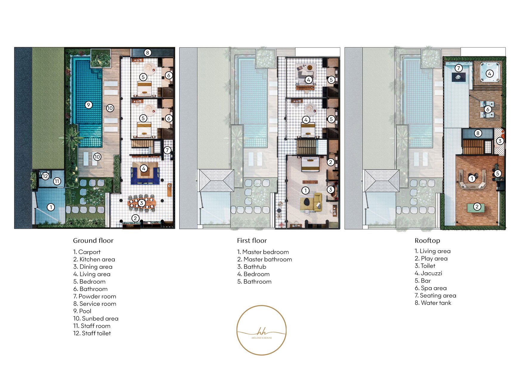 Helene's House Floorplan